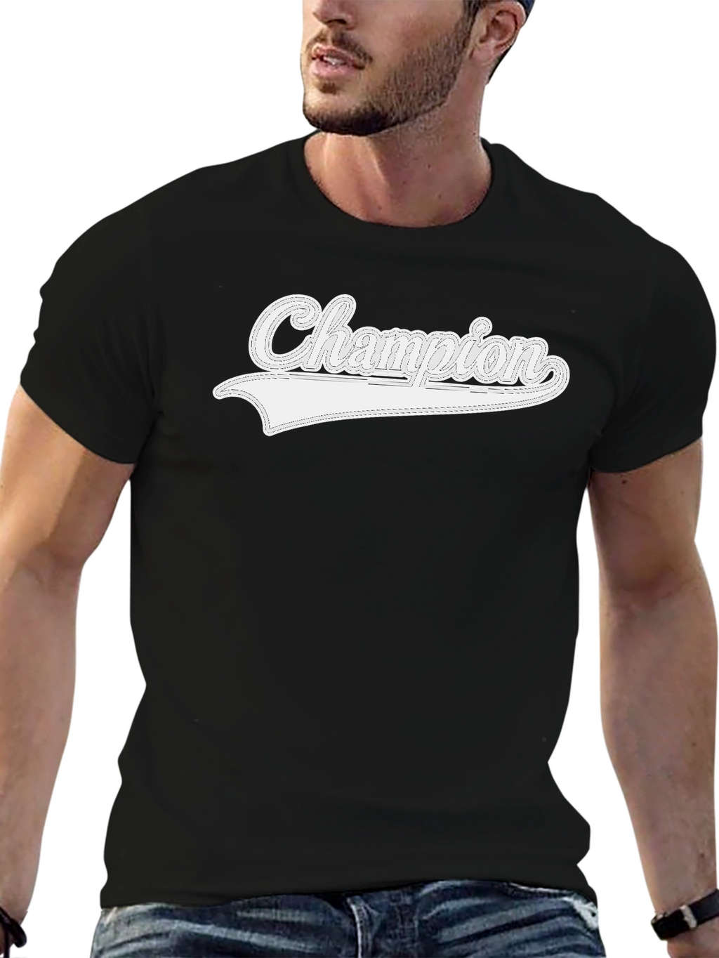 Champion Graphic Tee - Stylish & Comfortable