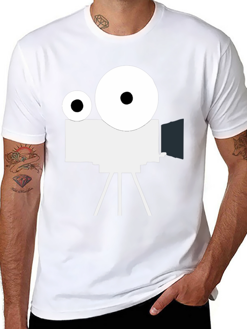 Retro Movie Camera T-Shirt