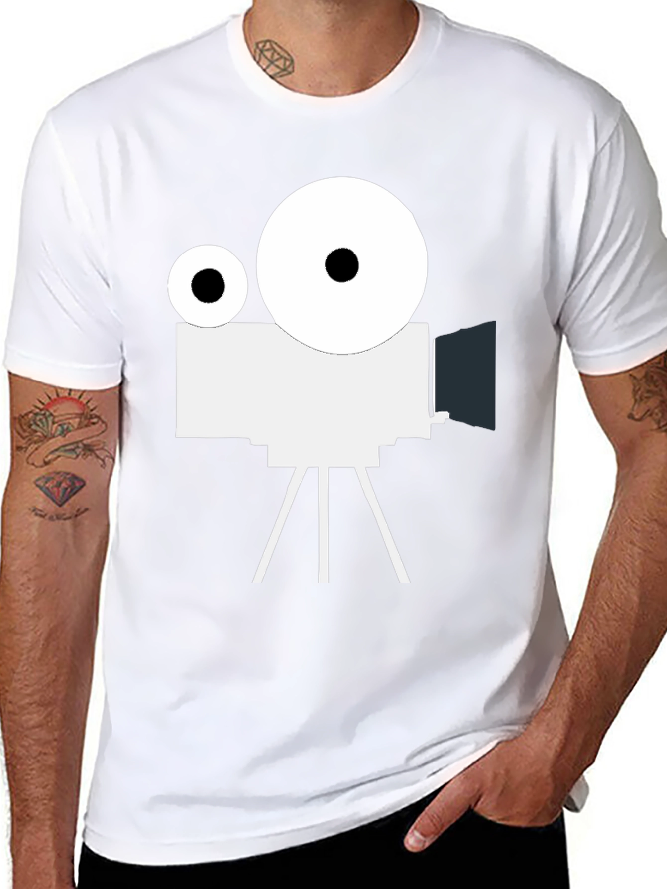 Retro Movie Camera T-Shirt