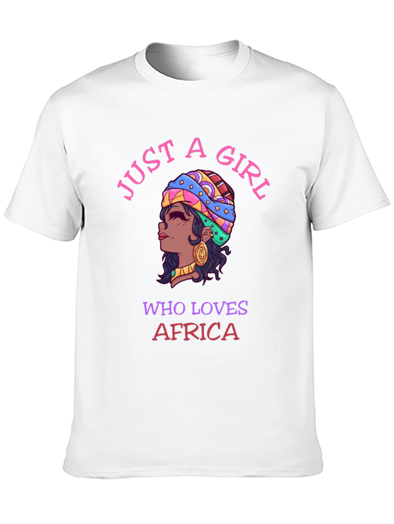 Just A Girl Who Loves Africa T-Shirt