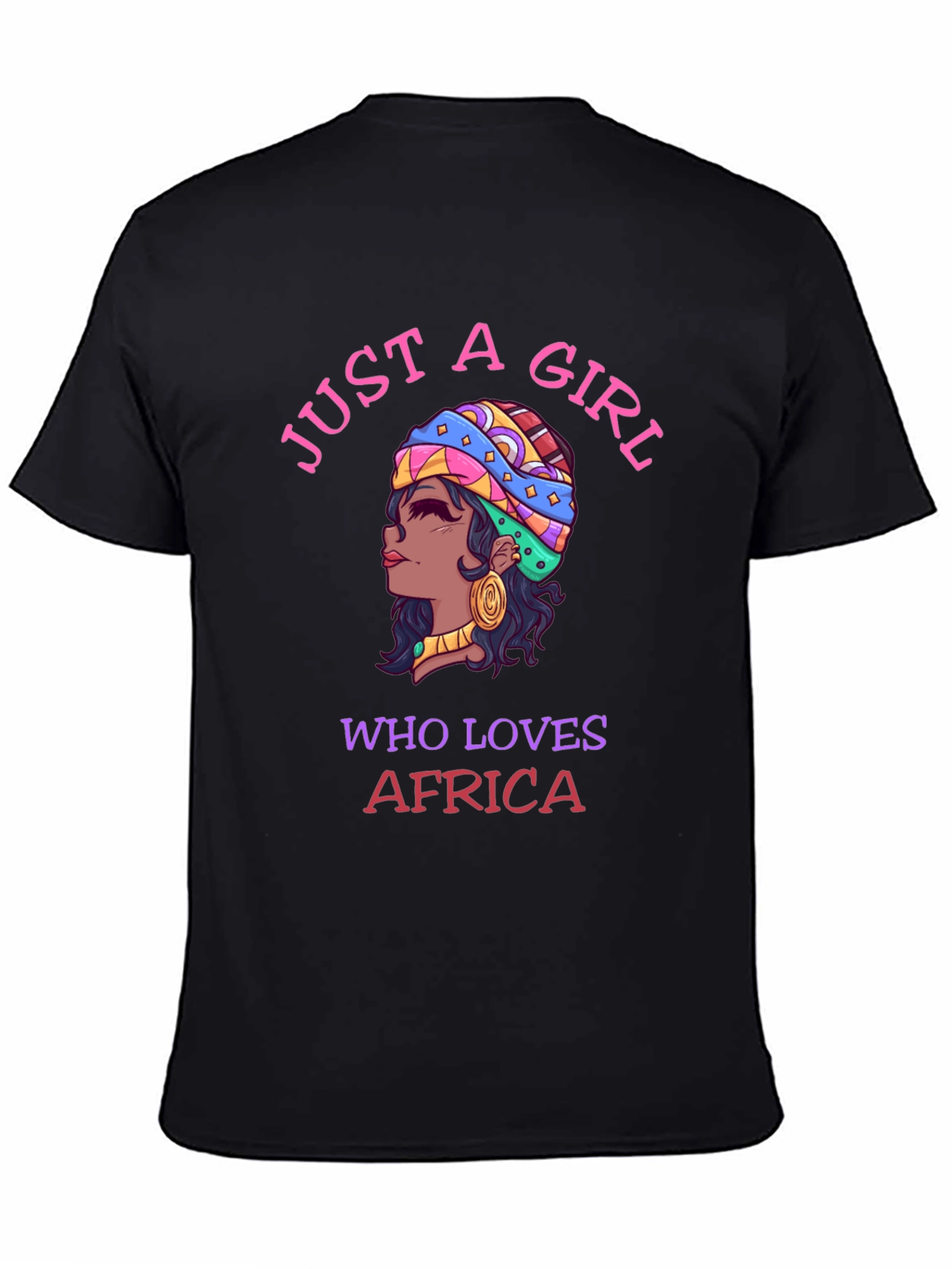 Just A Girl Who Loves Africa T-Shirt