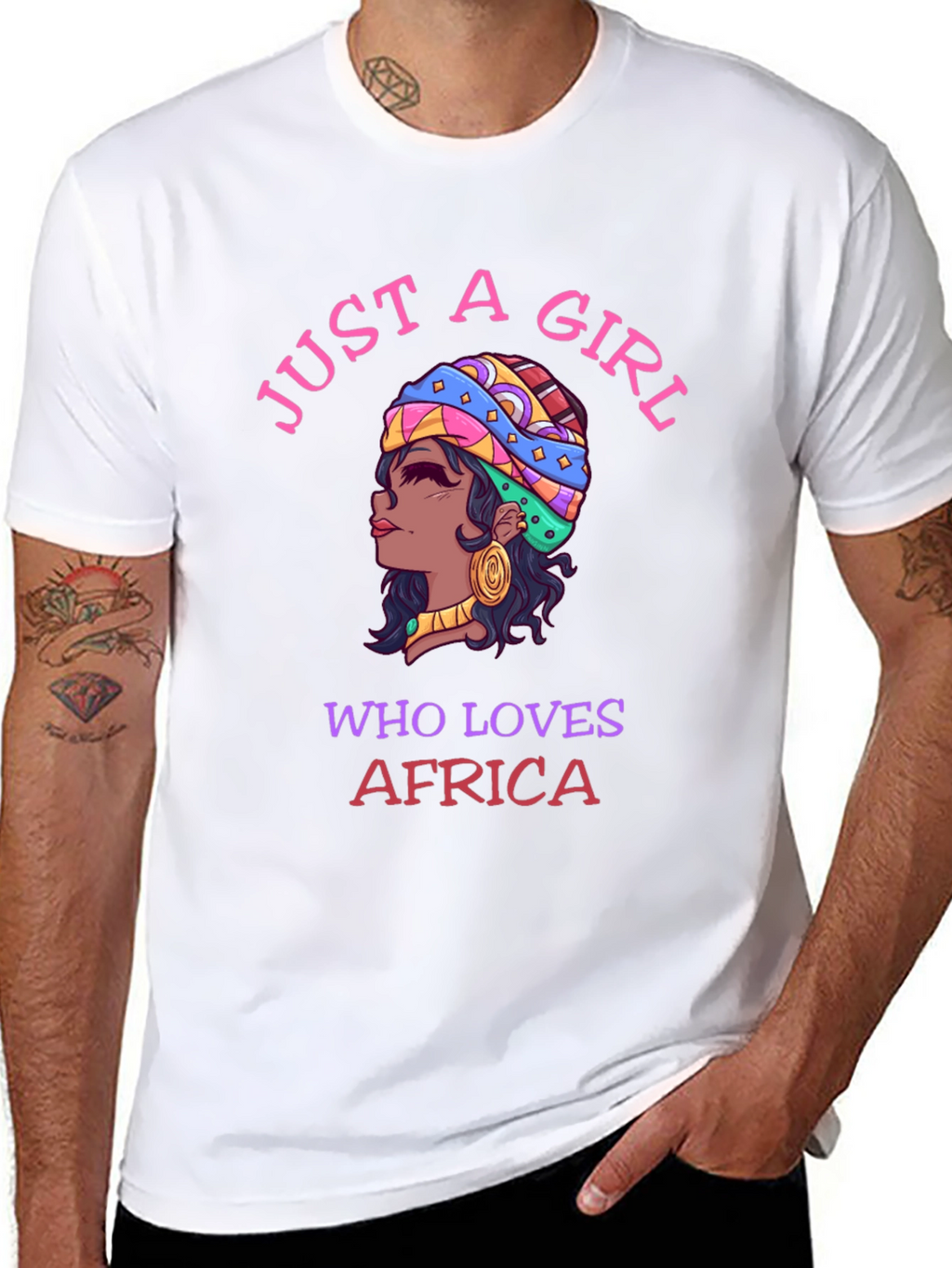 Just A Girl Who Loves Africa T-Shirt