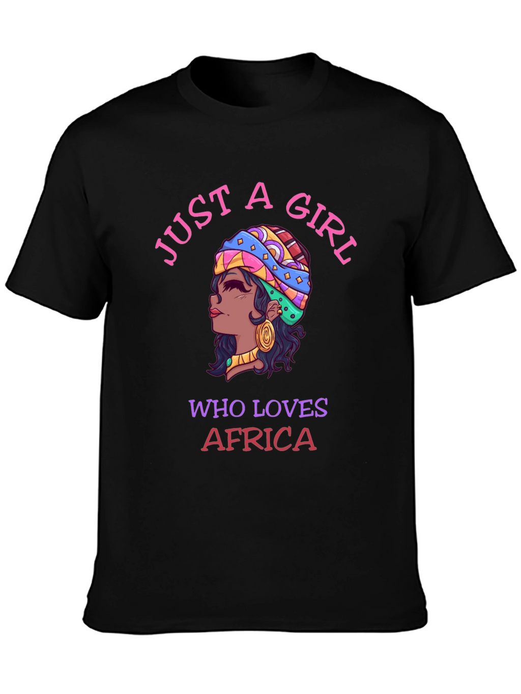 Just A Girl Who Loves Africa T-Shirt