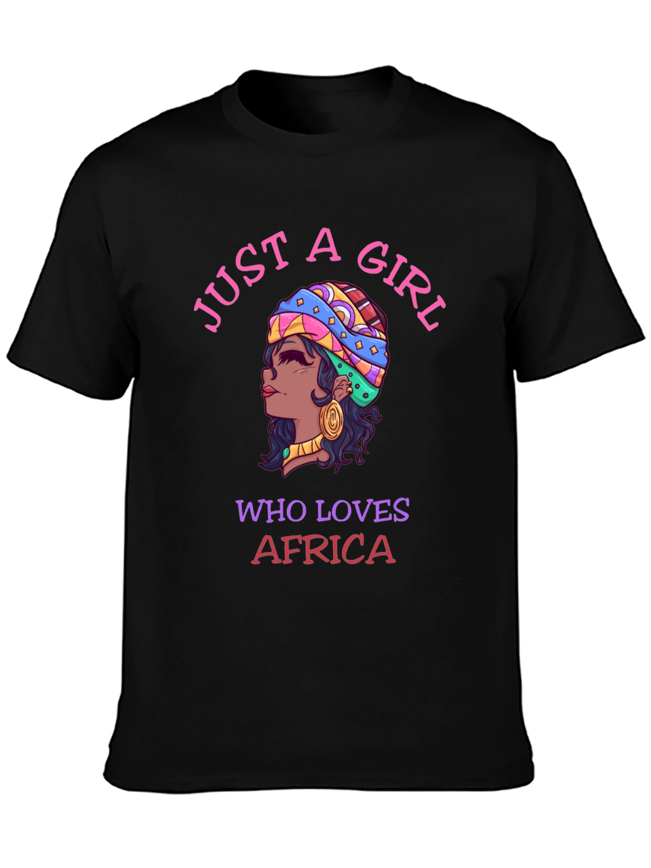 Just A Girl Who Loves Africa T-Shirt