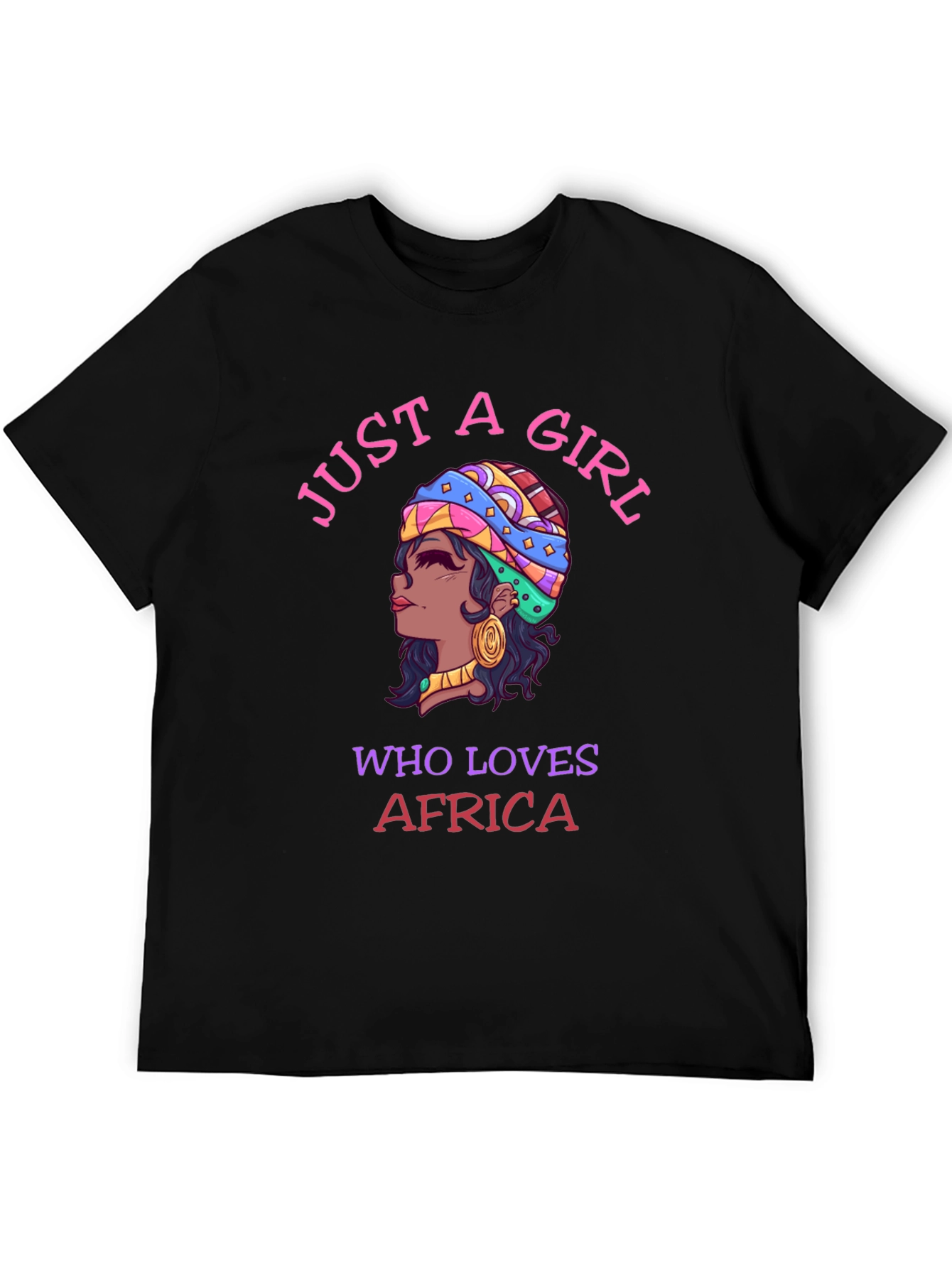Just A Girl Who Loves Africa T-Shirt