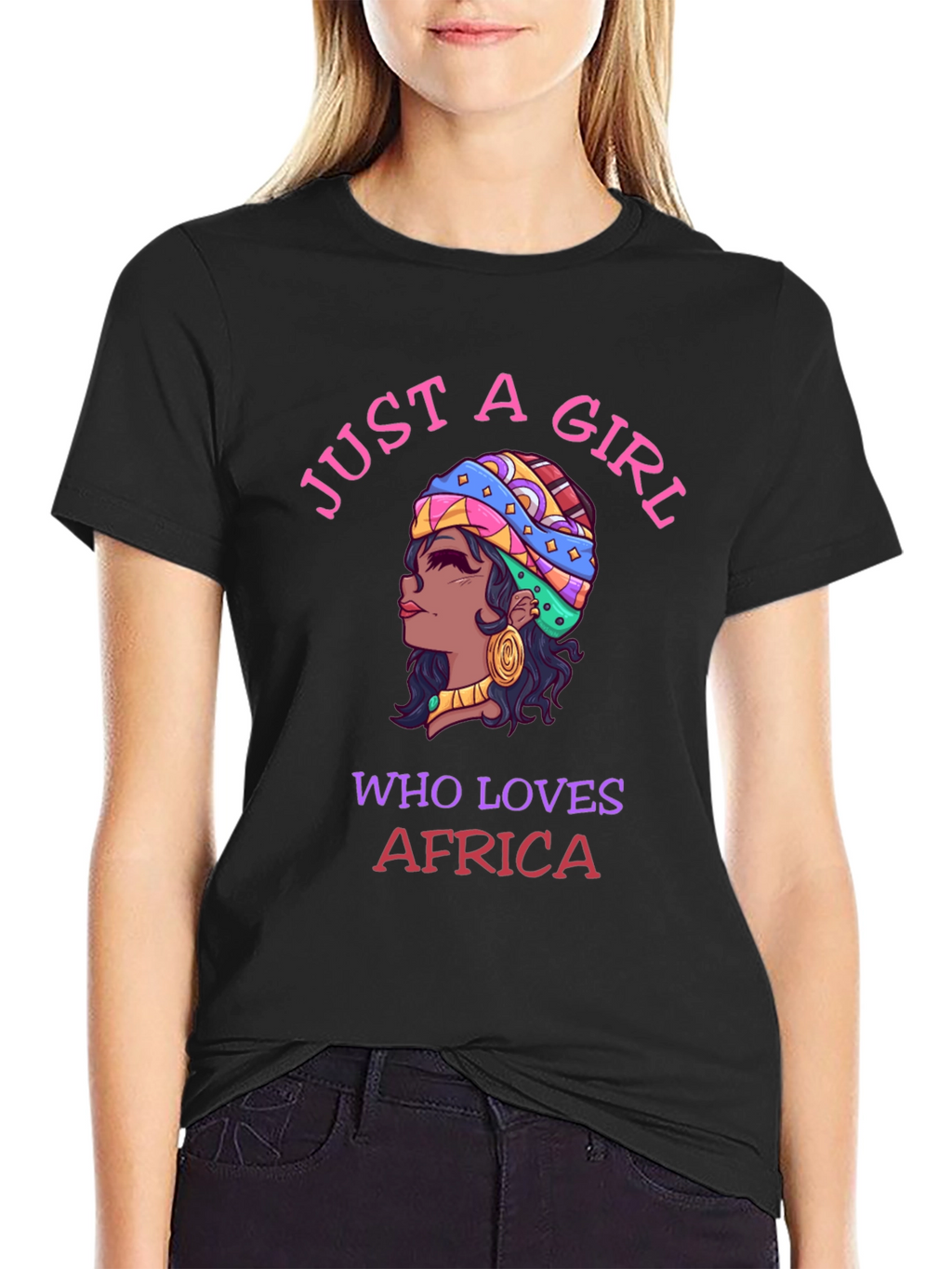 Just A Girl Who Loves Africa T-Shirt
