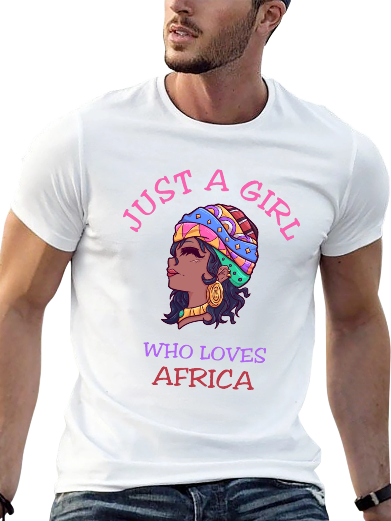 Just A Girl Who Loves Africa T-Shirt