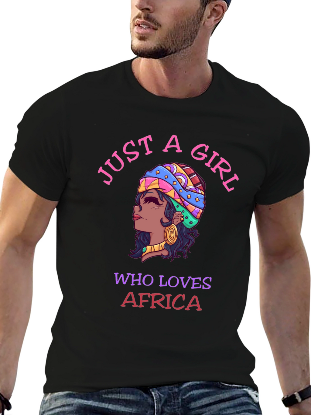Just A Girl Who Loves Africa T-Shirt