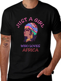 Just A Girl Who Loves Africa T-Shirt