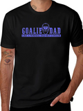 Goalie Dad Graphic T-Shirt - Hockey Dad Tee