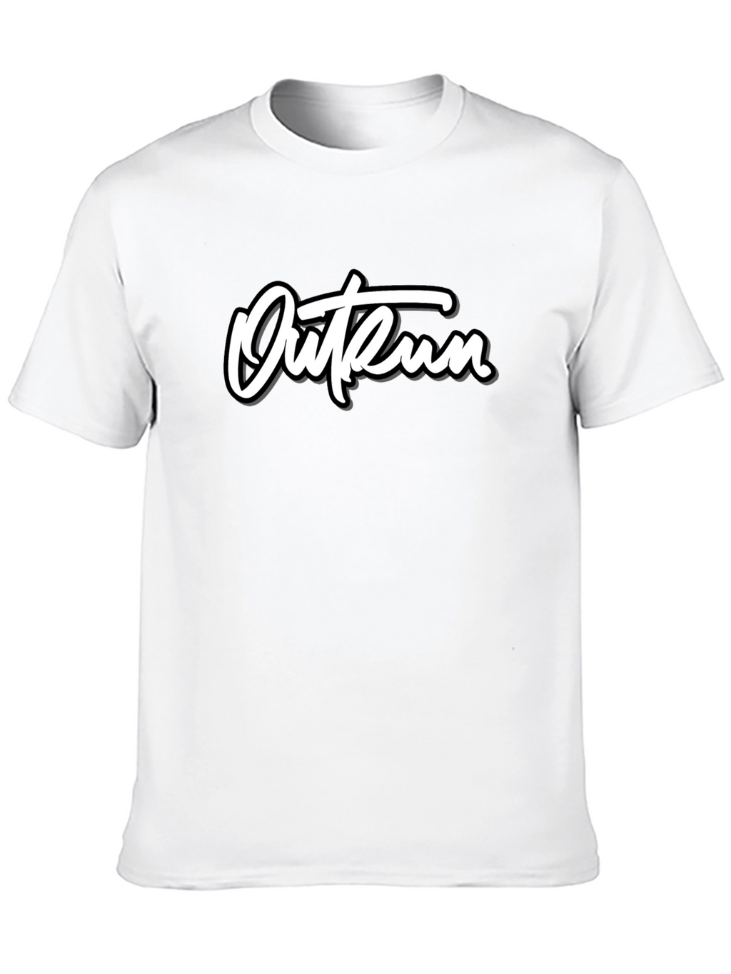 Outrun Graphic Tee - Black Short Sleeve Shirt