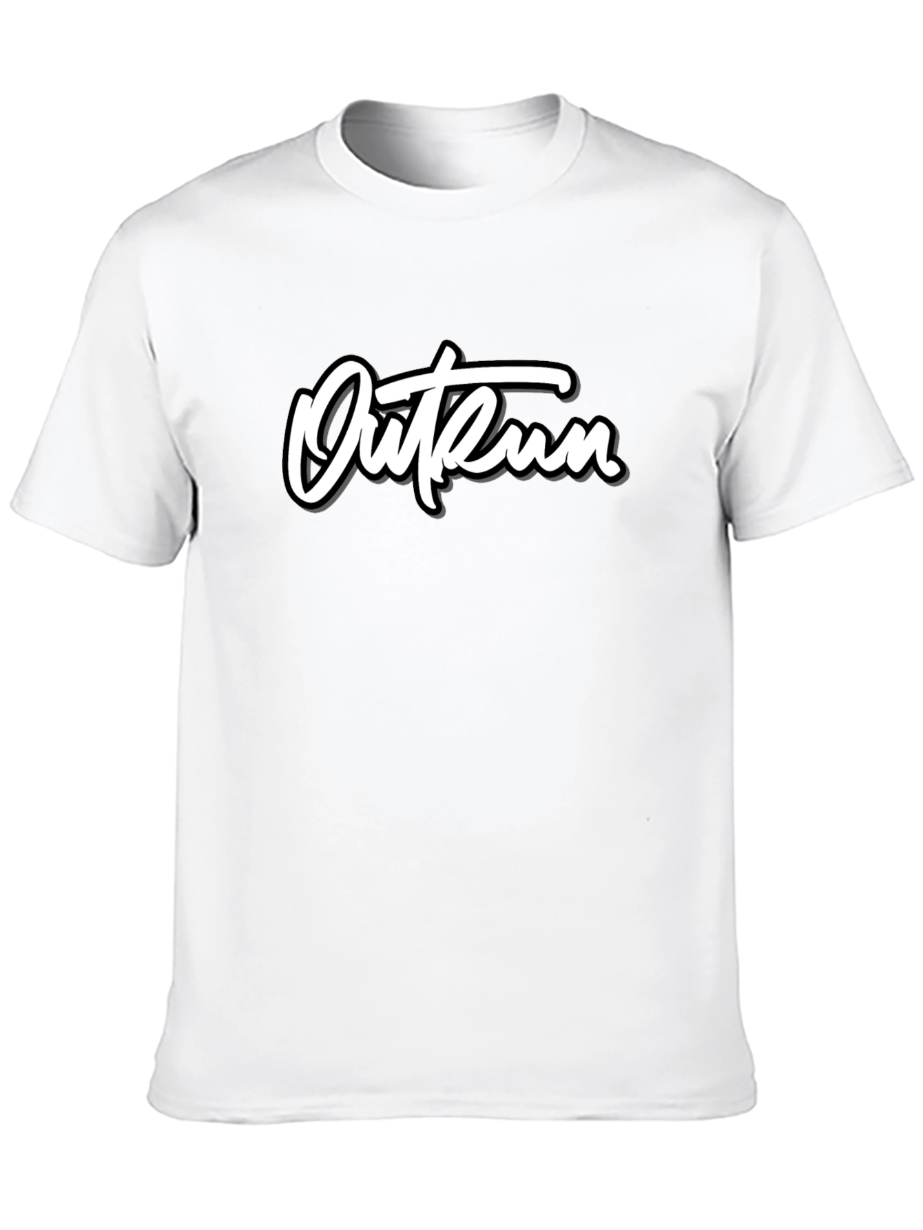 Outrun Graphic Tee - Black Short Sleeve Shirt