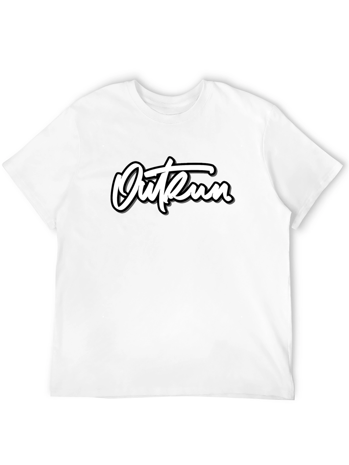 Outrun Graphic Tee - Black Short Sleeve Shirt