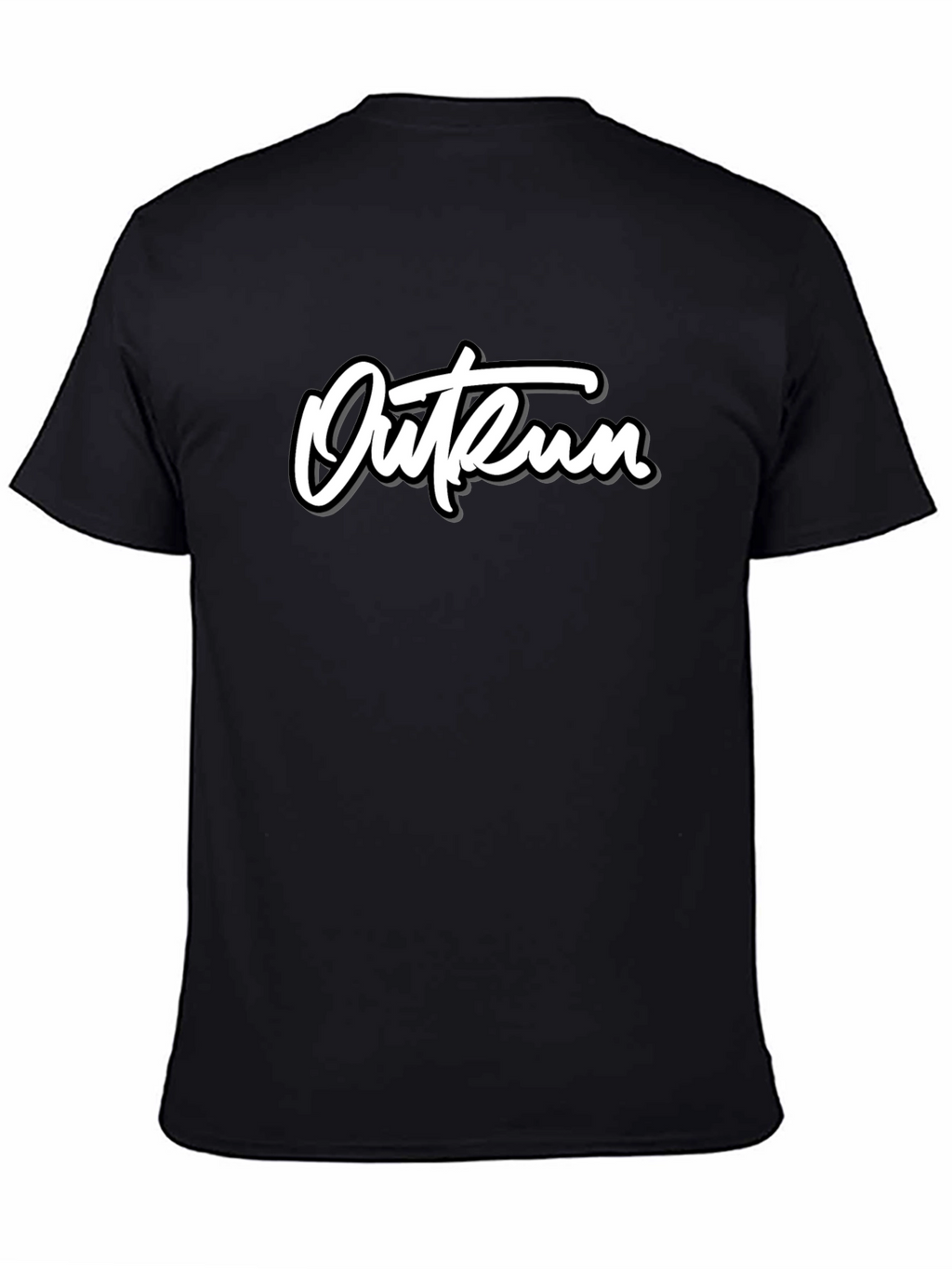 Outrun Graphic Tee - Black Short Sleeve Shirt