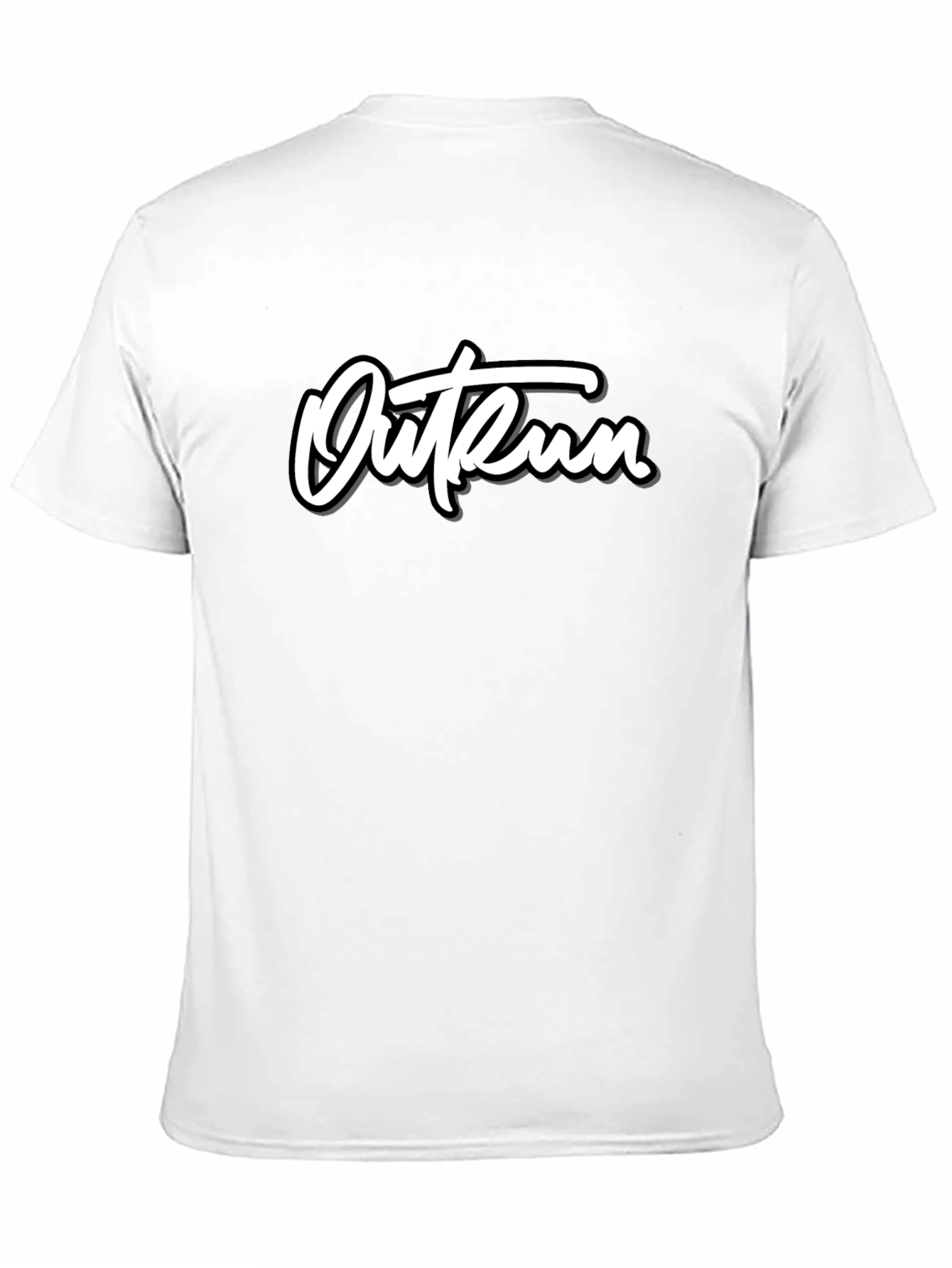 Outrun Graphic Tee - Black Short Sleeve Shirt