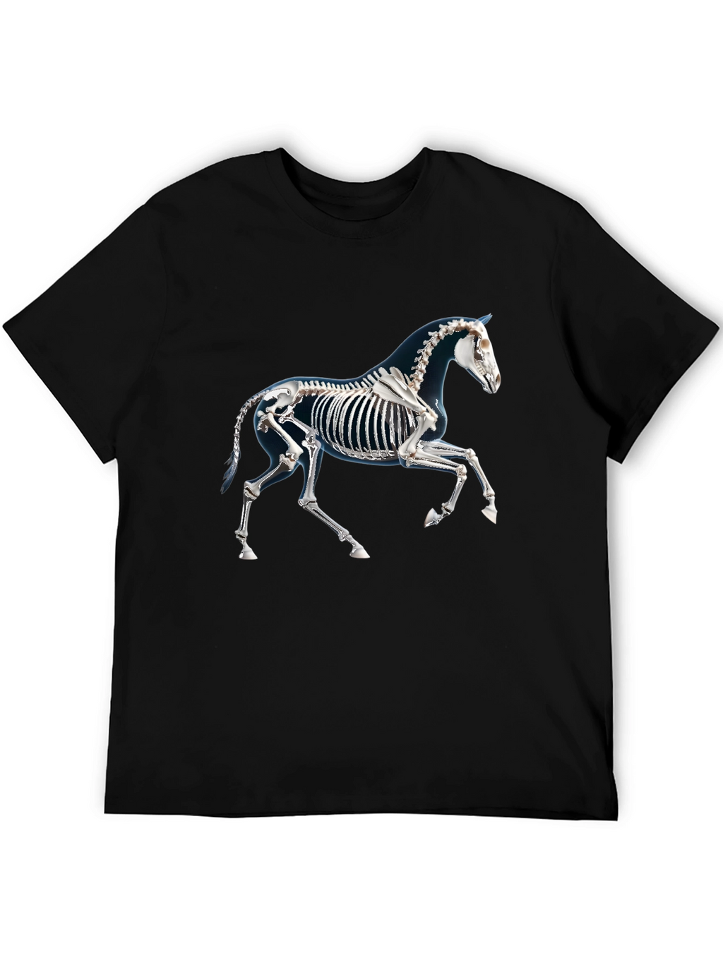 Horse Skeleton Graphic T-Shirt