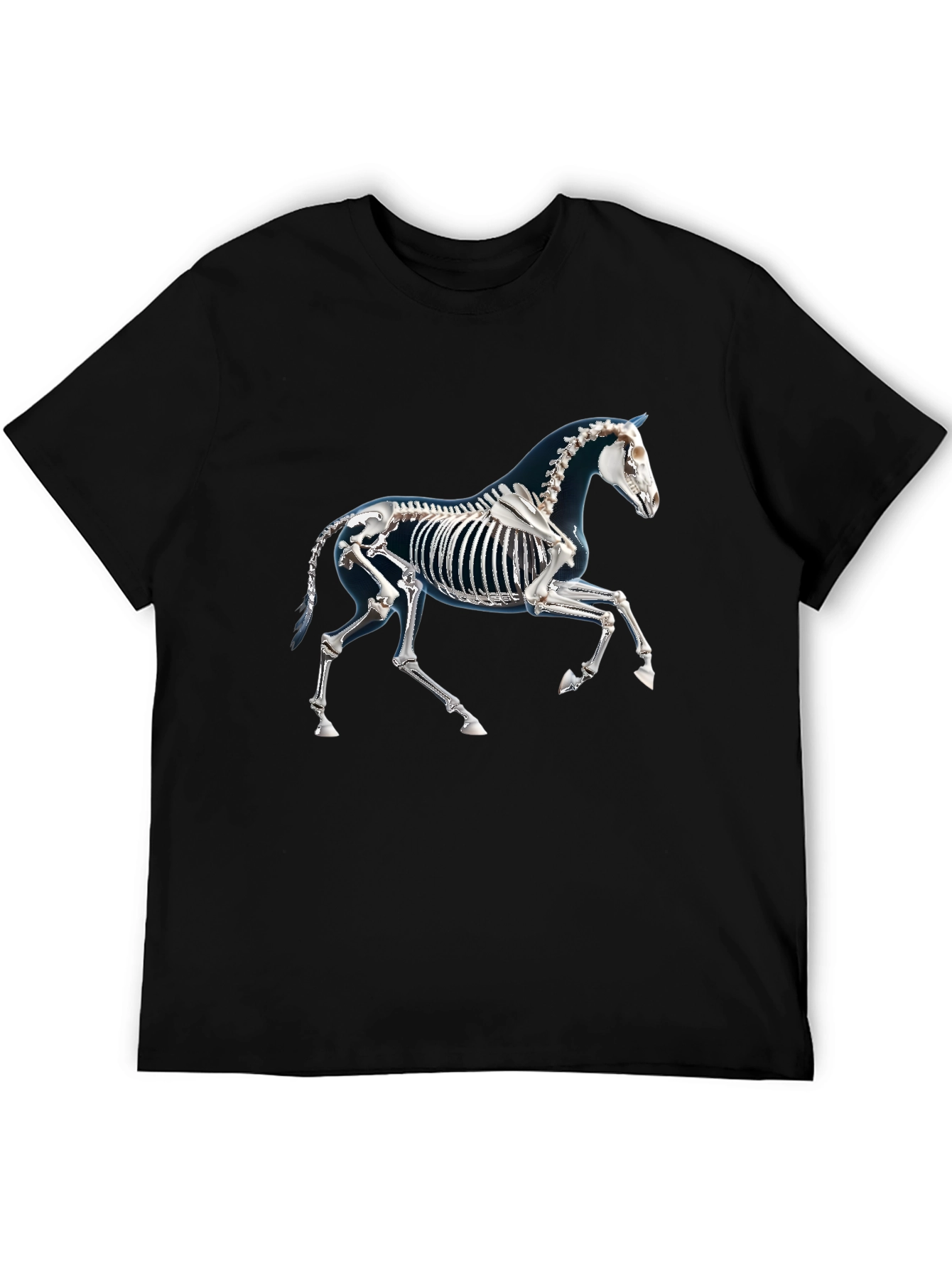 Horse Skeleton Graphic T-Shirt