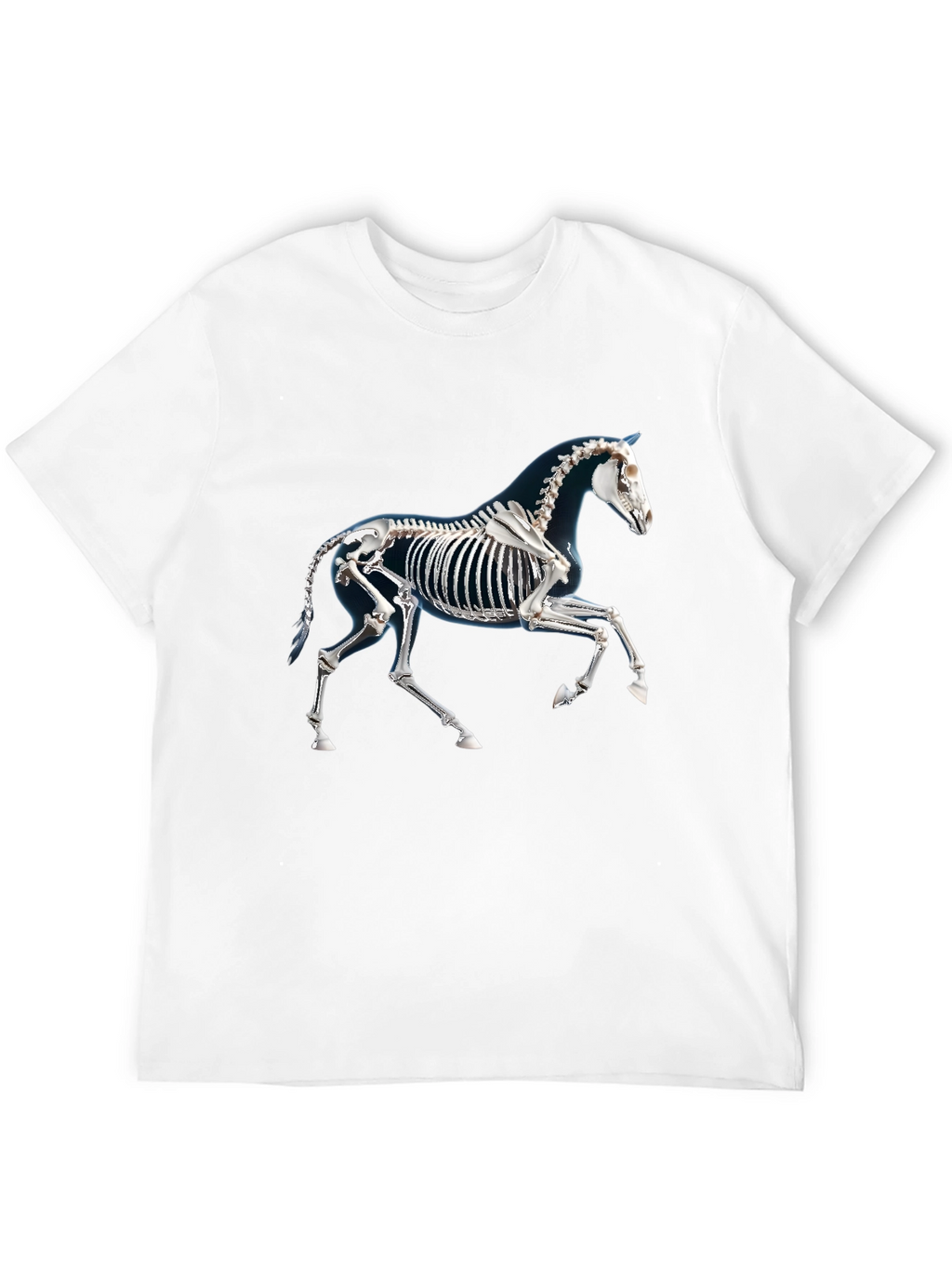 Horse Skeleton Graphic T-Shirt