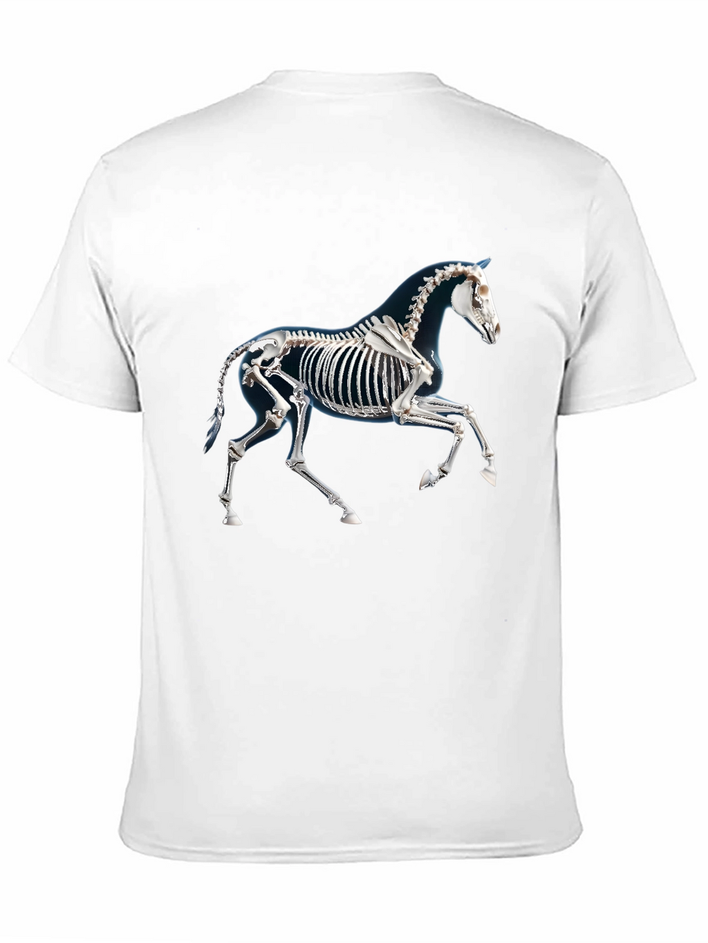 Horse Skeleton Graphic T-Shirt