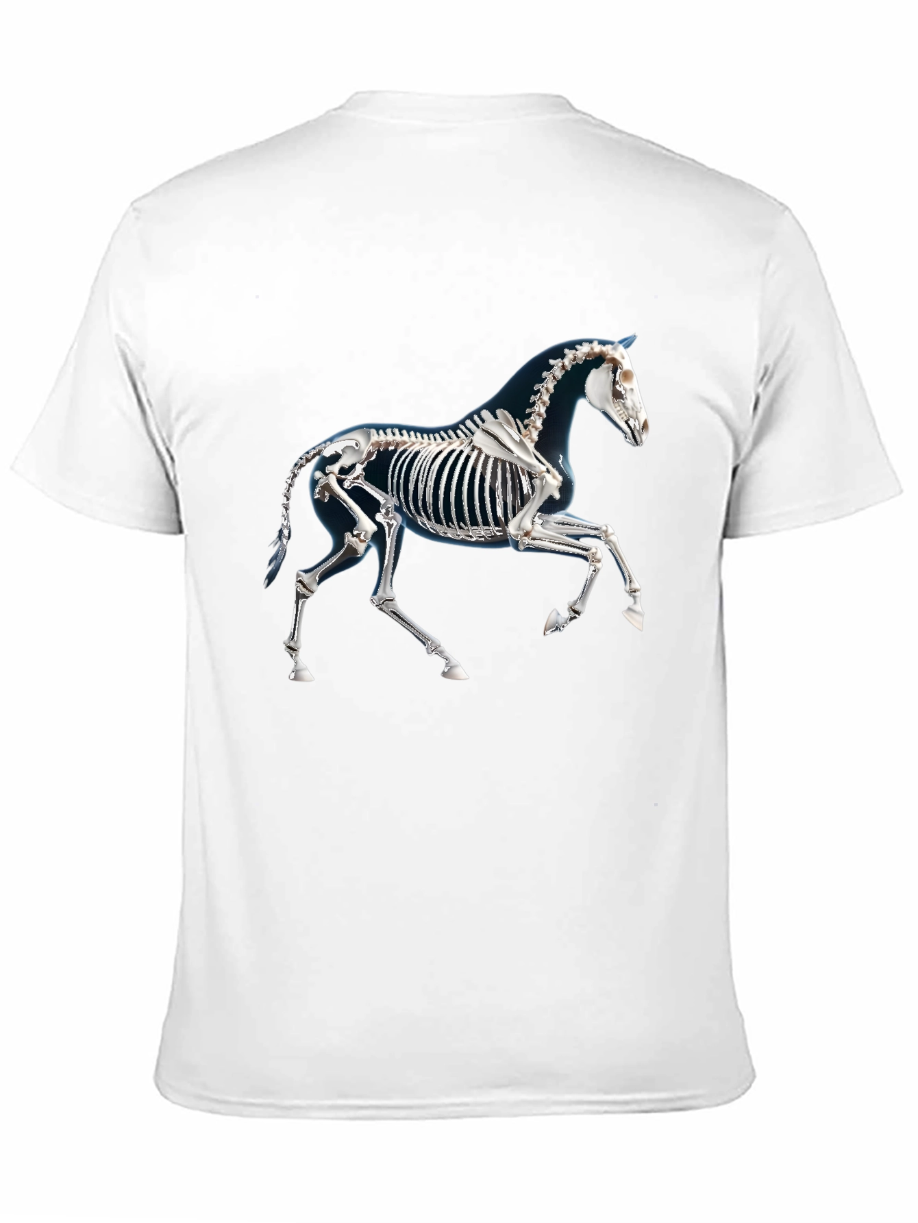 Horse Skeleton Graphic T-Shirt