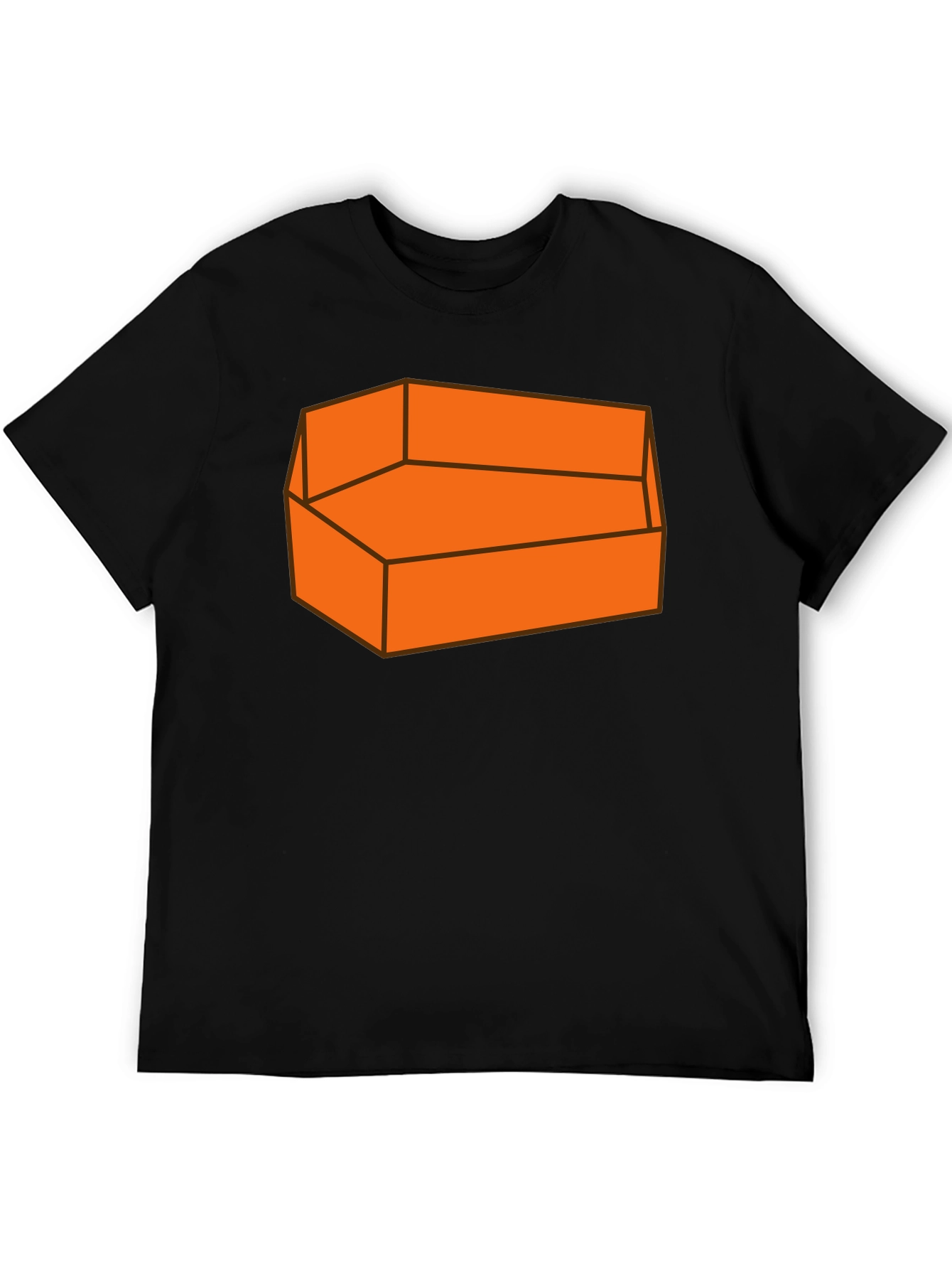 Orange Couch T-Shirt - Comfortable Graphic Tee