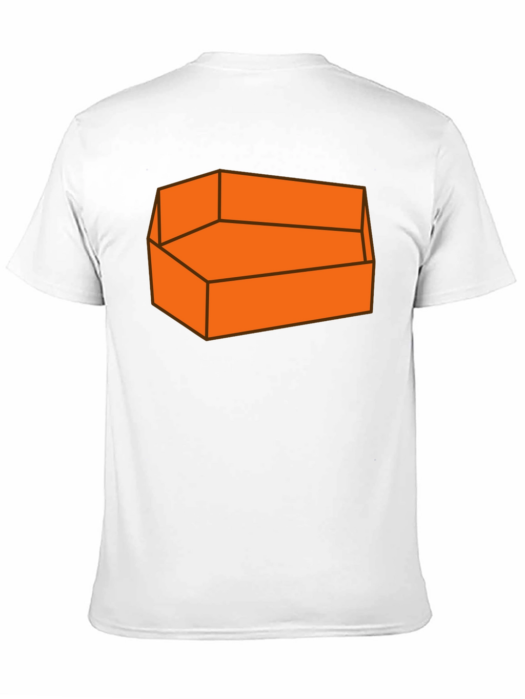 Orange Couch T-Shirt - Comfortable Graphic Tee