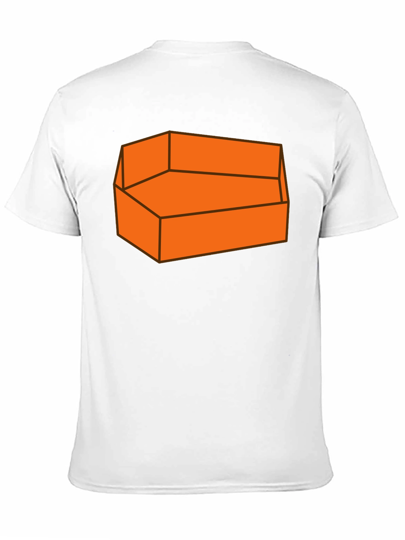 Orange Couch T-Shirt - Comfortable Graphic Tee