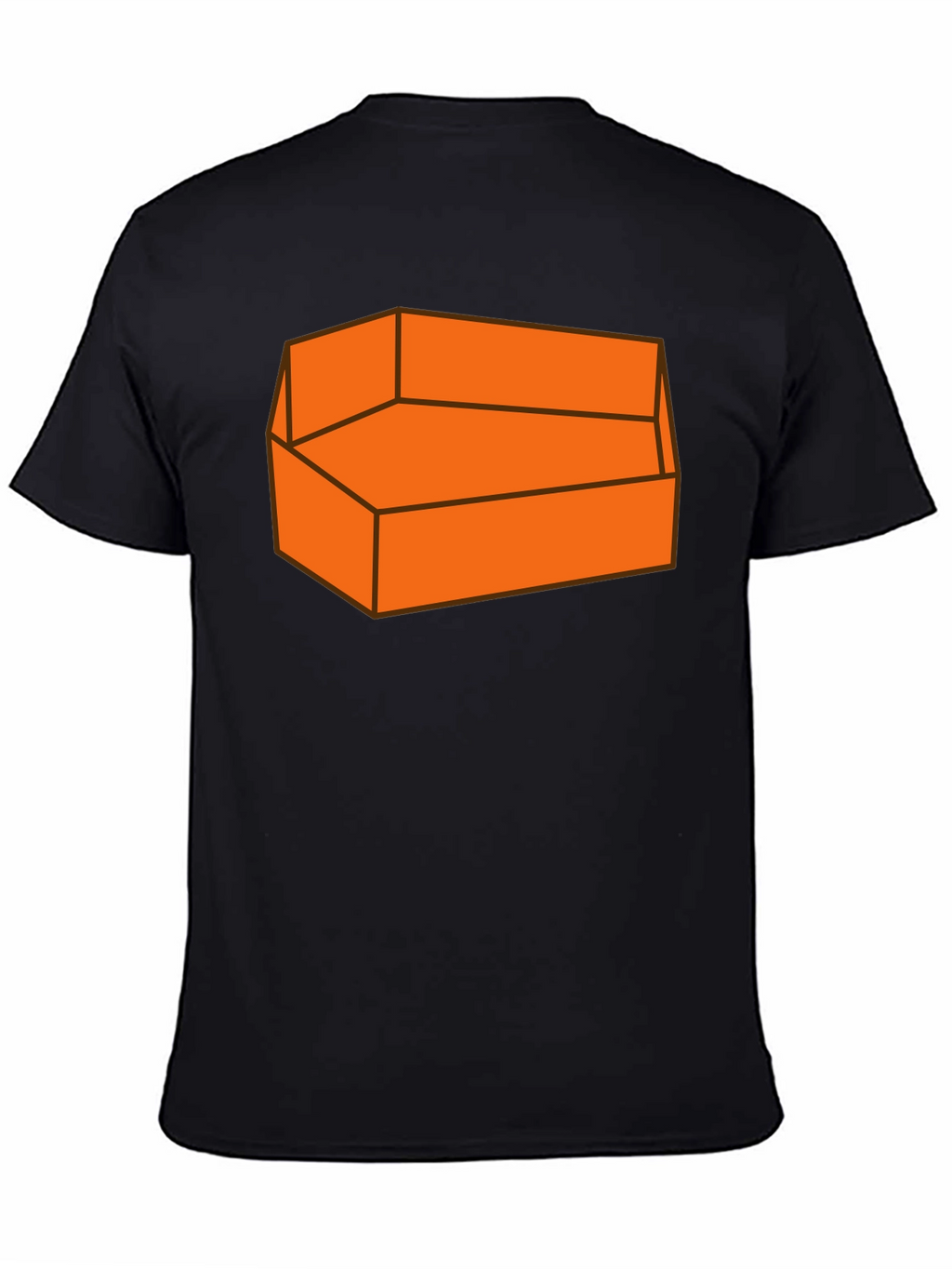 Orange Couch T-Shirt - Comfortable Graphic Tee