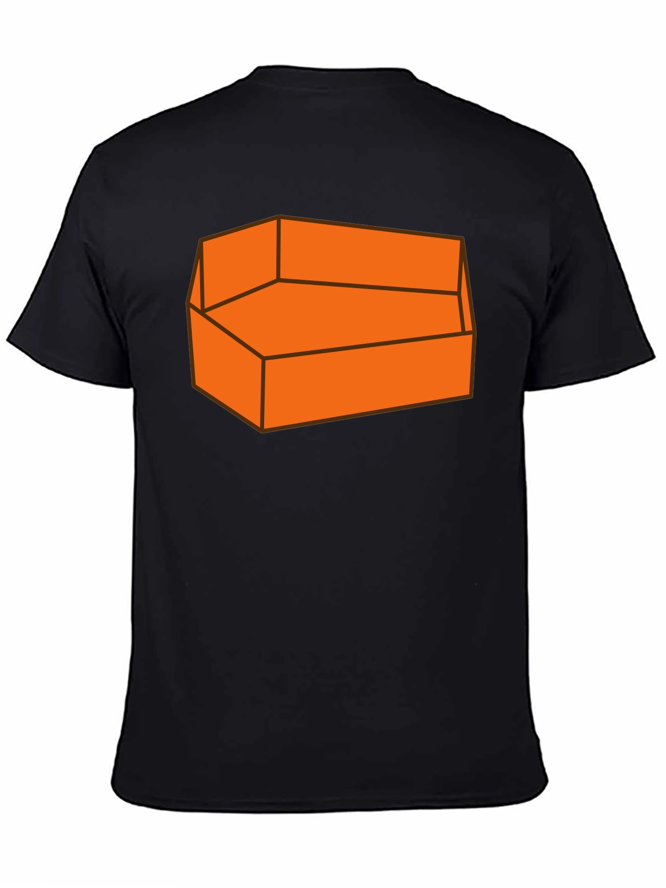 Orange Couch T-Shirt - Comfortable Graphic Tee