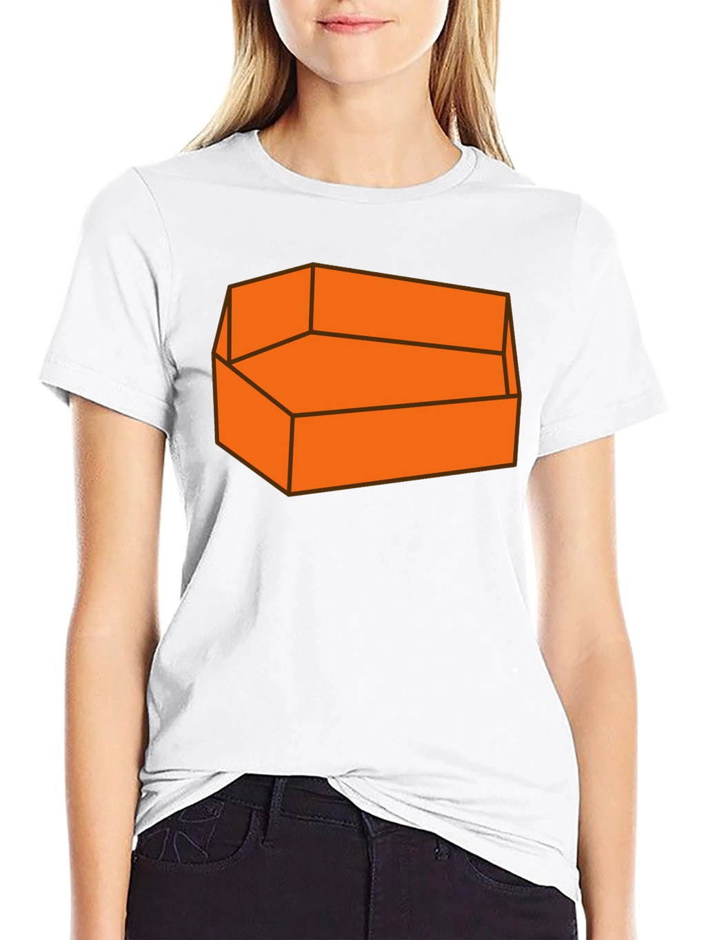 Orange Couch T-Shirt - Comfortable Graphic Tee