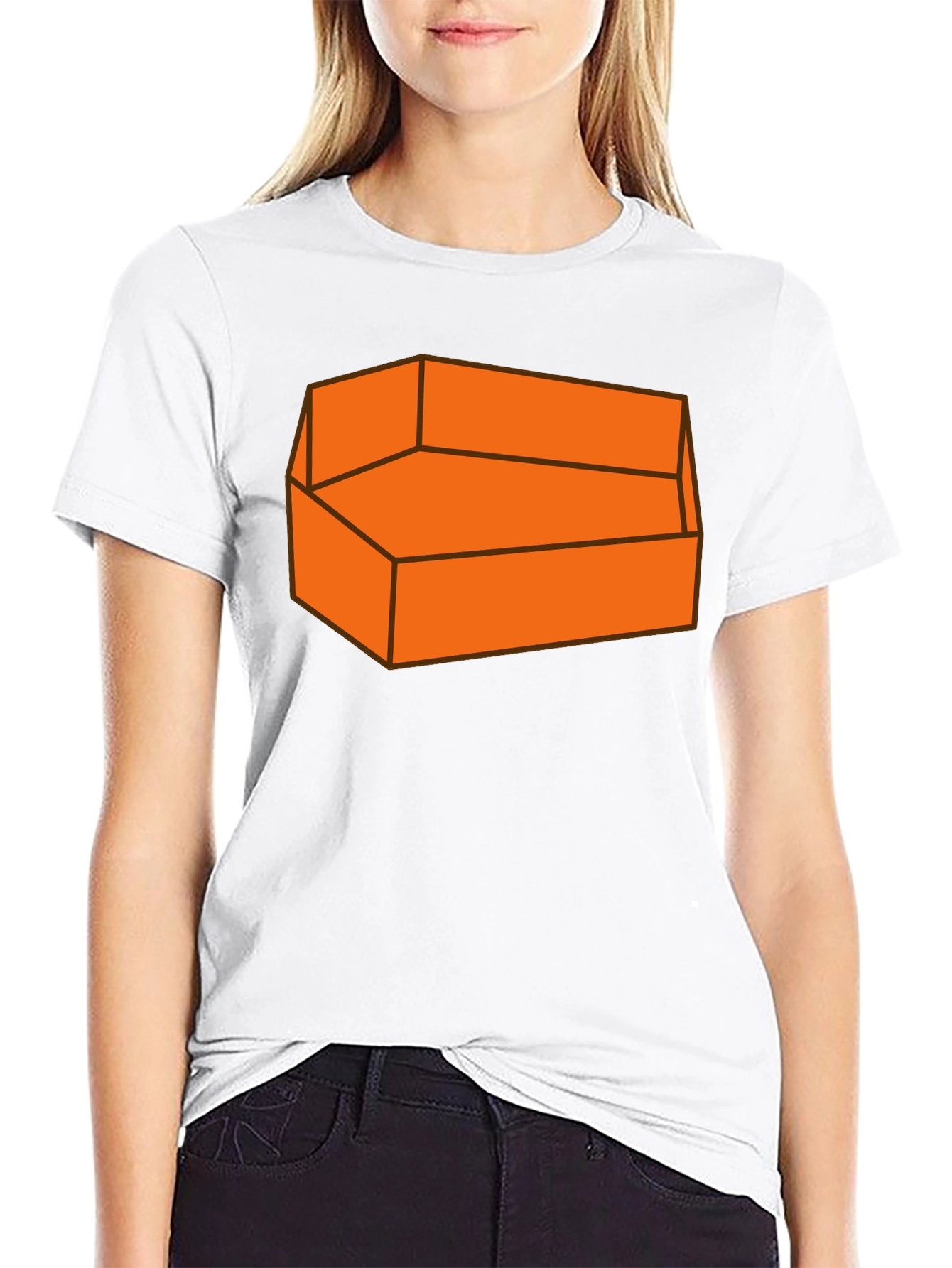 Orange Couch T-Shirt - Comfortable Graphic Tee