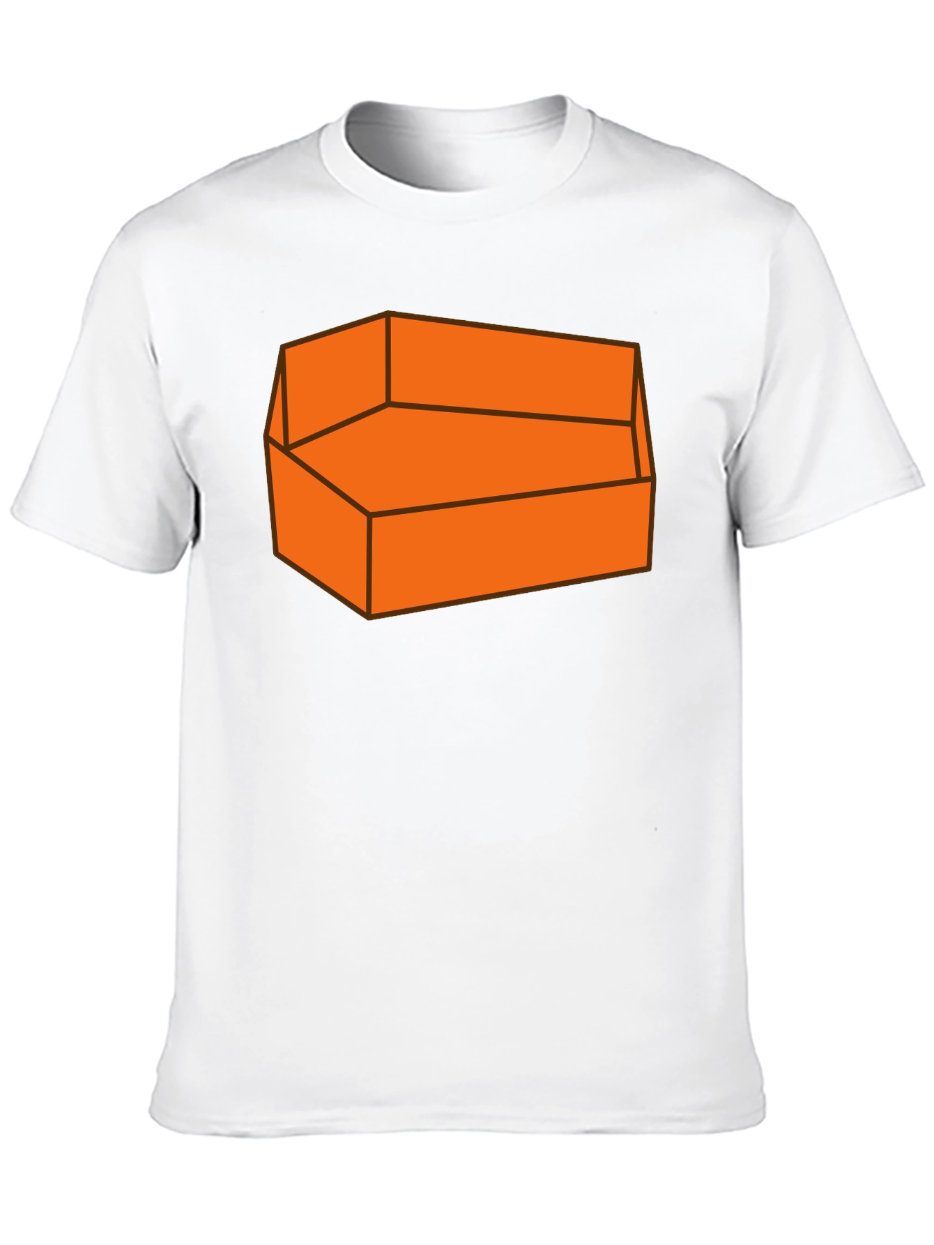 Orange Couch T-Shirt - Comfortable Graphic Tee