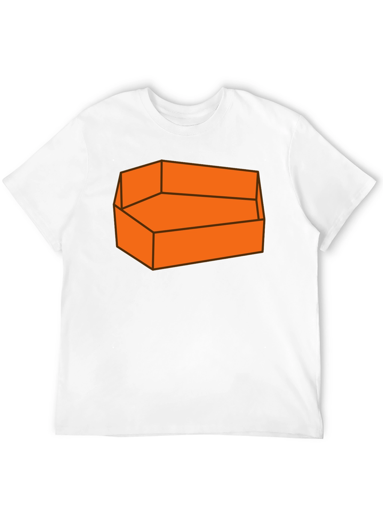Orange Couch T-Shirt - Comfortable Graphic Tee