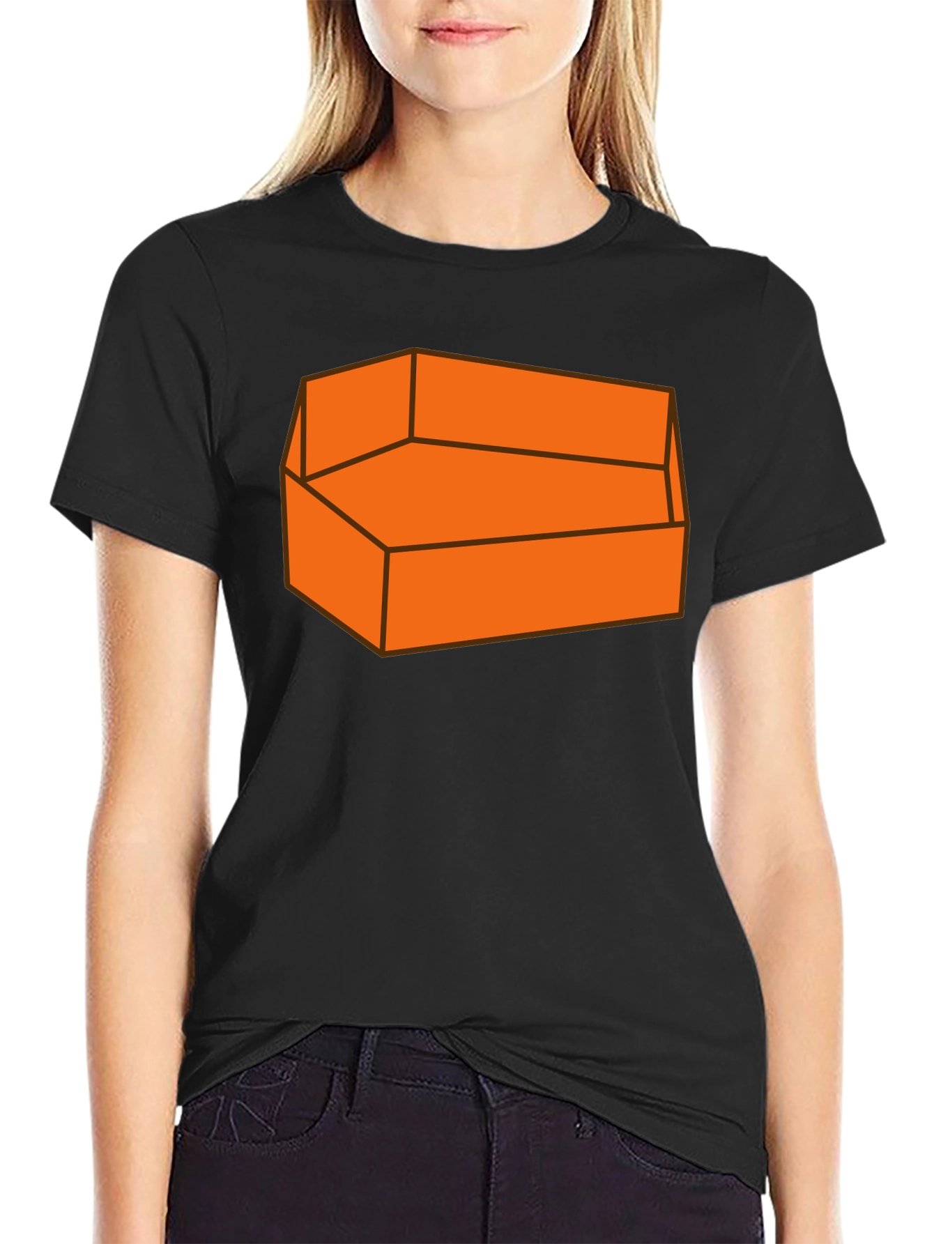 Orange Couch T-Shirt - Comfortable Graphic Tee