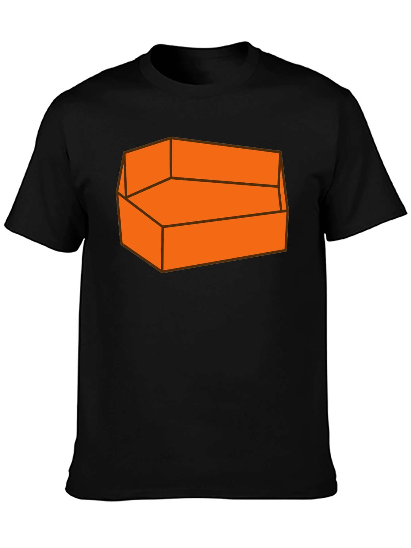 Orange Couch T-Shirt - Comfortable Graphic Tee
