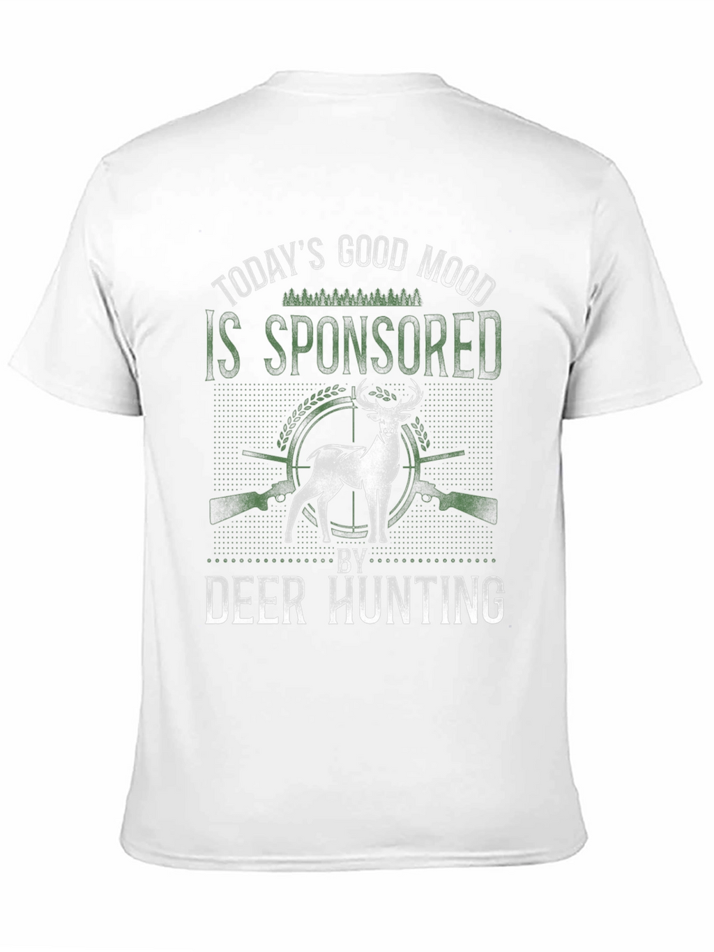 Deer Hunting Sponsored Good Mood Graphic Tee