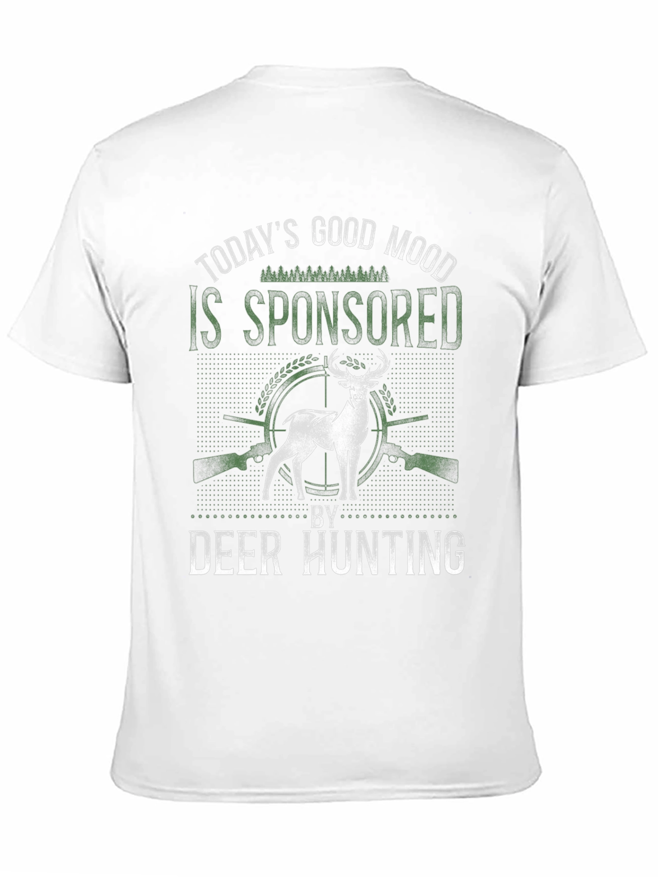 Deer Hunting Sponsored Good Mood Graphic Tee