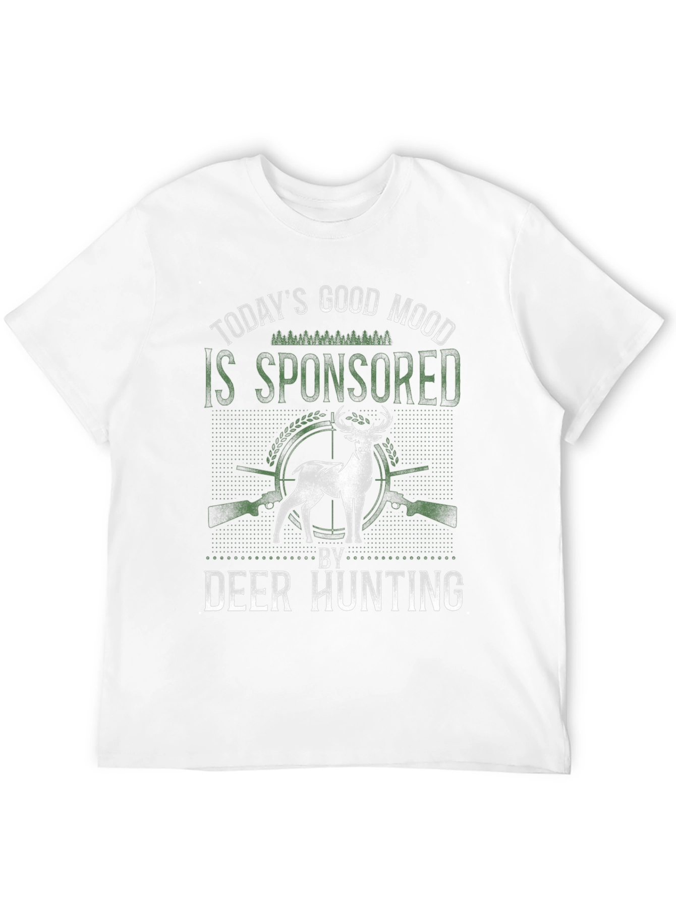Deer Hunting Sponsored Good Mood Graphic Tee
