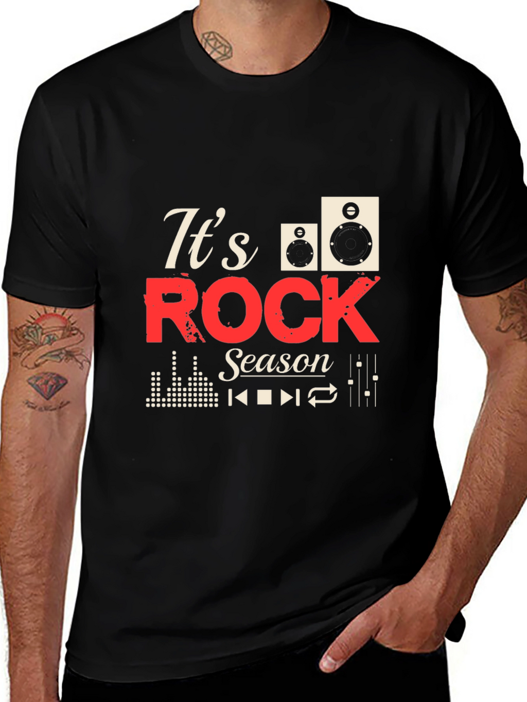 Its Rock Season Graphic Tee