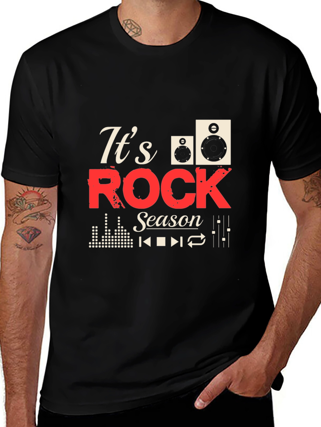 Its Rock Season Graphic Tee