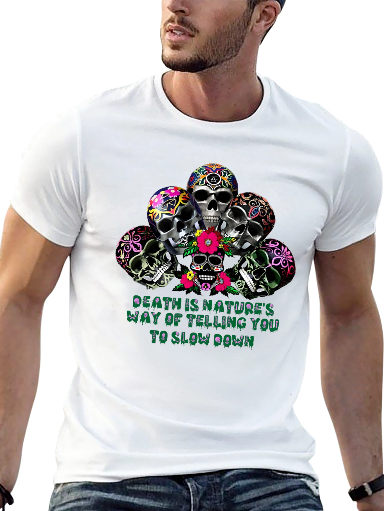 Skull Graphic T-Shirt - Natures Way