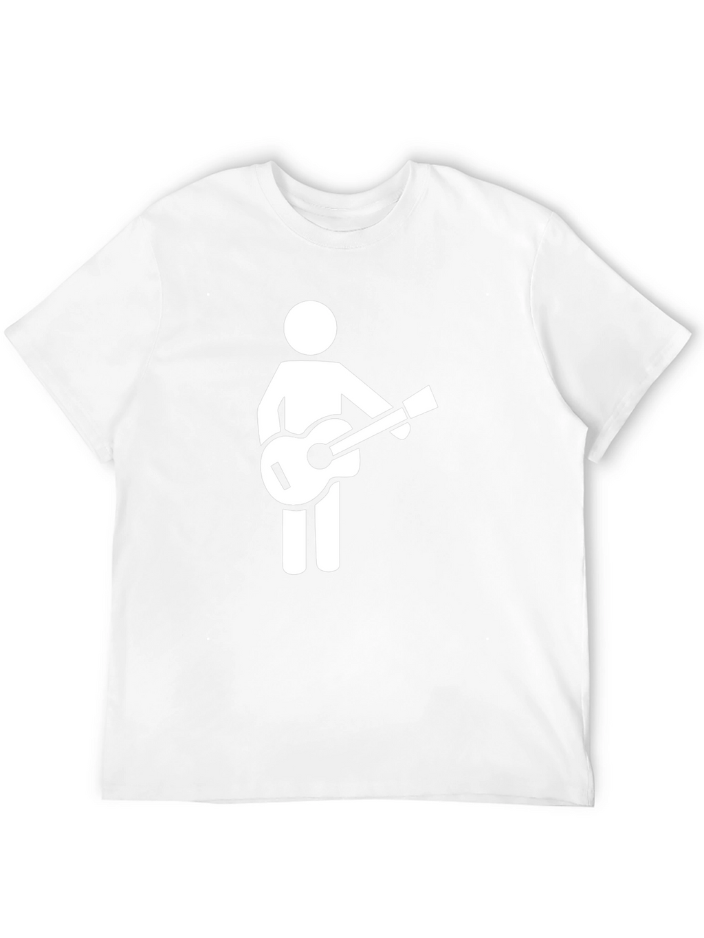 Guitar Player Graphic T-Shirt - Black