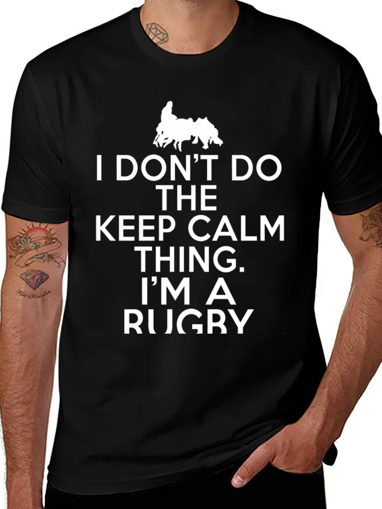 Rugby Fan T-Shirt - I Dont Do Keep Calm