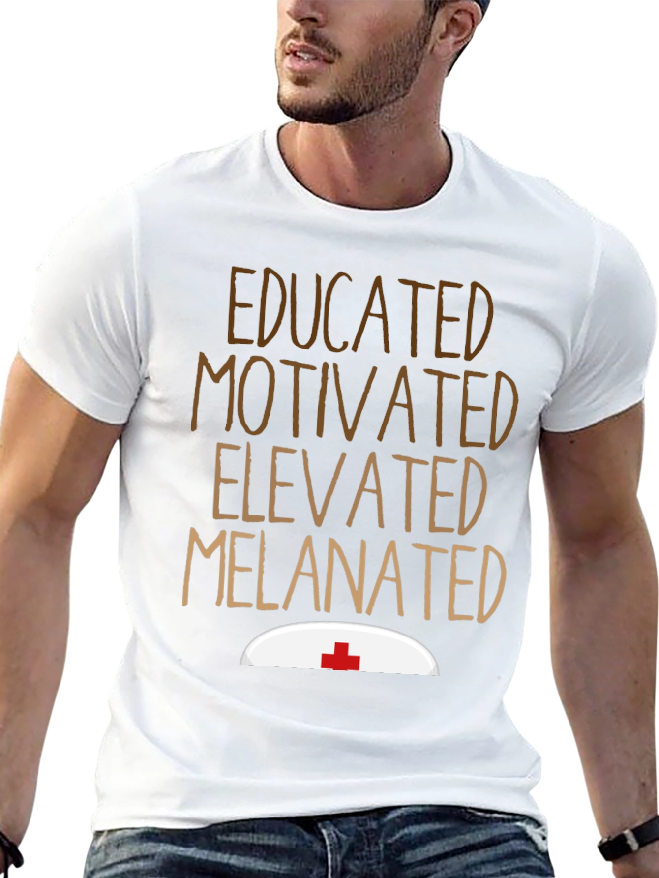 Educated Melanated Nurse T-Shirt