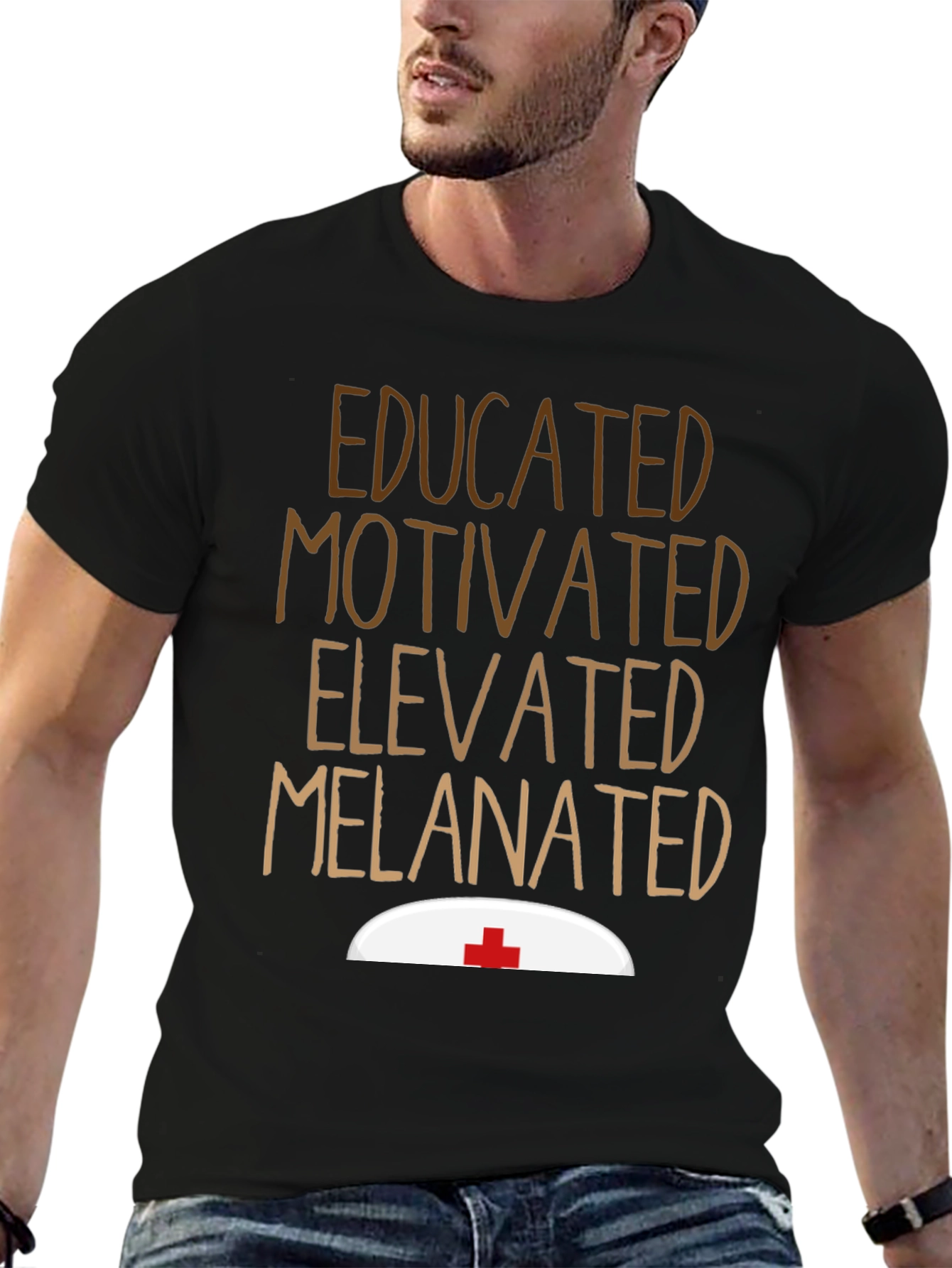 Educated Melanated Nurse T-Shirt