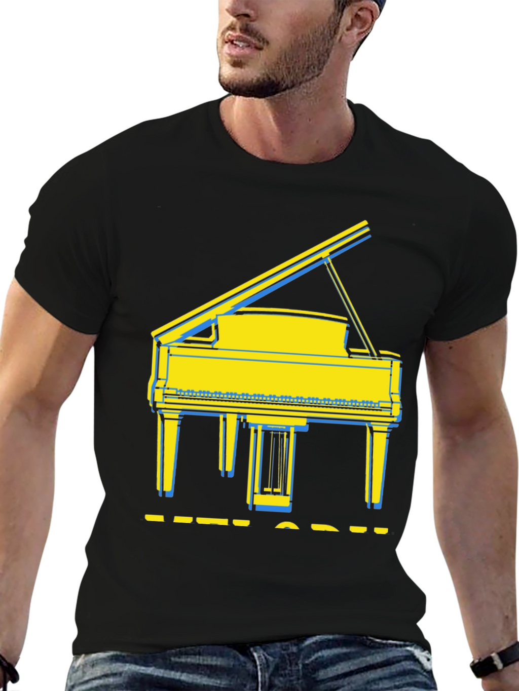 Grand Piano Graphic Tee - Stylish Music Lover Shirt