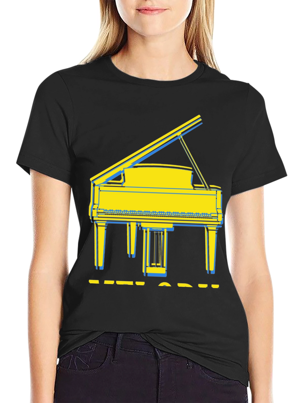 Grand Piano Graphic Tee - Stylish Music Lover Shirt
