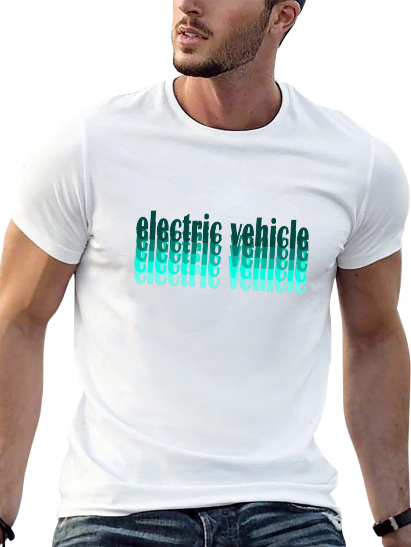 Electric Vehicle Graphic T-Shirt - Eco-Friendly Fashion