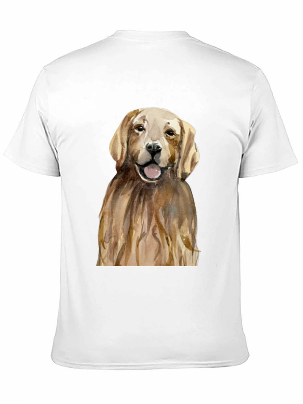 Golden Retriever Graphic Tee - Mens Black T-Shirt