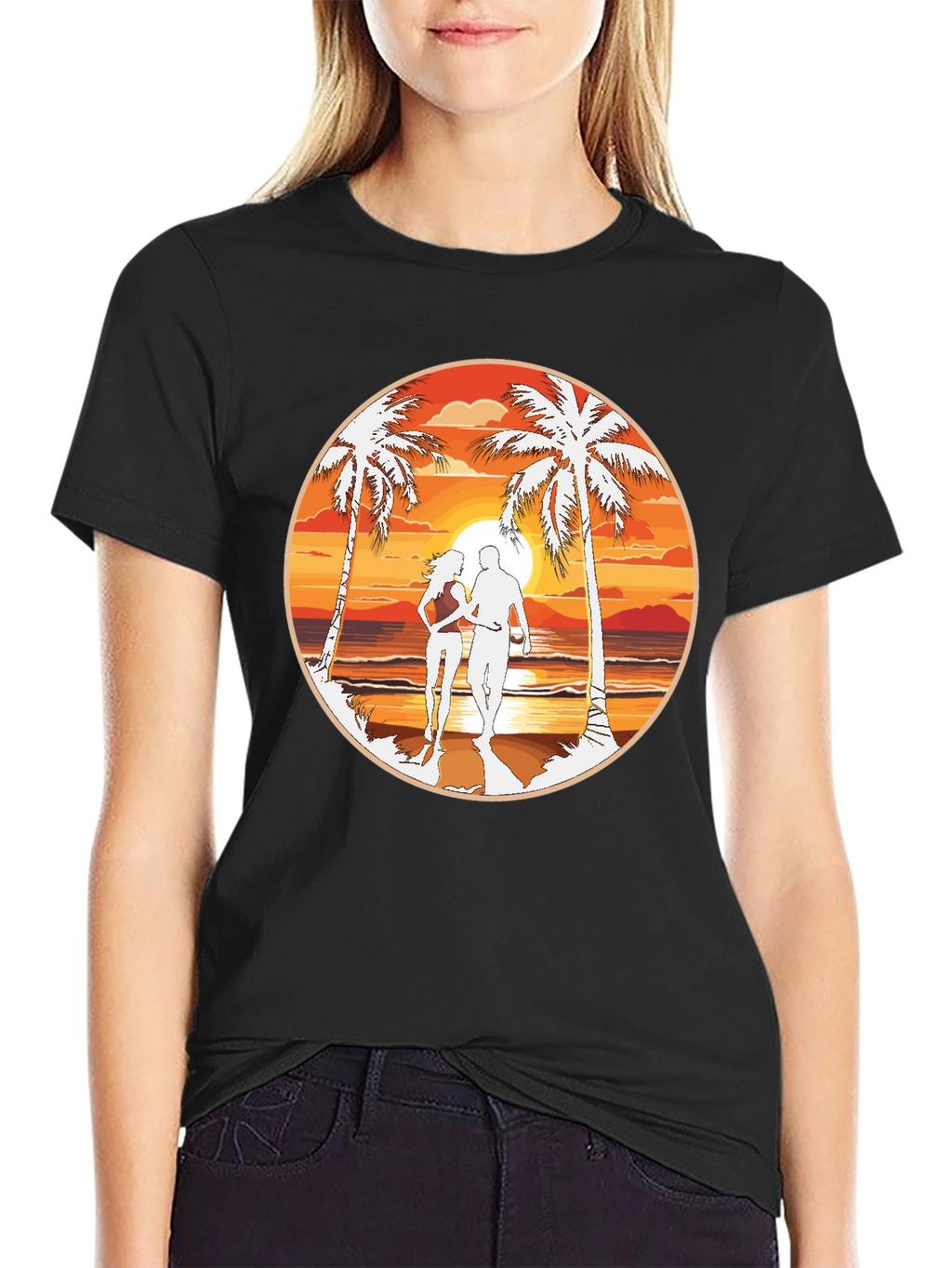 Beach Sunset Graphic Tee